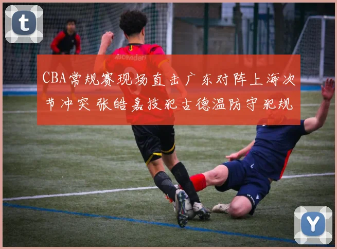 CBA常规赛现场直击广东对阵上海次节冲突 张皓嘉技犯古德温防守犯规吹罚解读